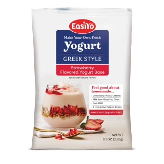 Řecký jahodový jogurt